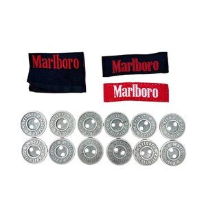 Marlboro Patched and Metal Buttons